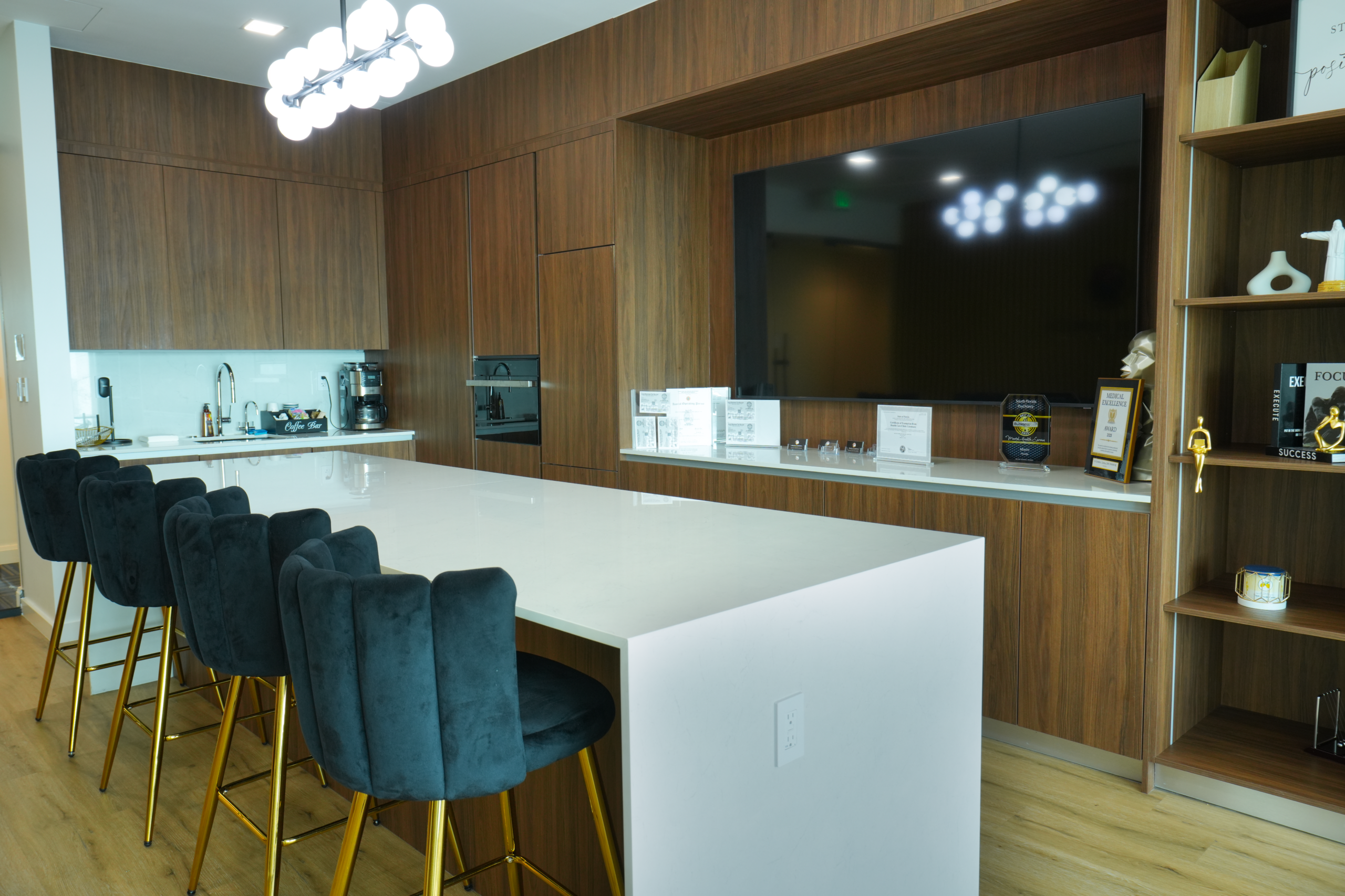 Luxury lobby at South Florida Psychiatry